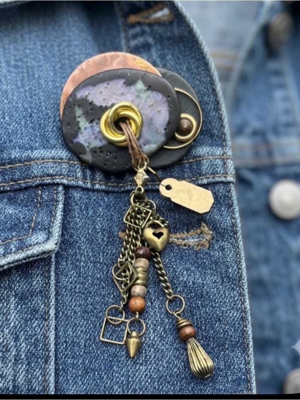 NWT steampunk broach
